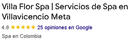 Calificación google villaflorspa